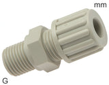 Imagen destacada de la colección - Compression Fittings Plastic PA G-Threads Male