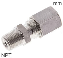 Compression Fittings Stainless Steel NPT-Threads Male
