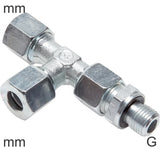 Imagen destacada de la colección - Compression Tee Fittings Stainless Steel G-Threads Male L-Shape Adjustable