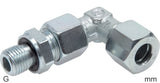 Imagen destacada de la colección - Cutting Ring Elbow Fittings Steel / Stainless Steel G-Threads Male Adjustable