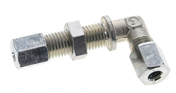 Cutting Ring Elbow Fittings Plastic Bulkhead