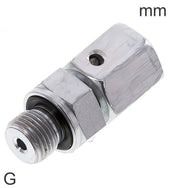 Cutting Ring Fittings Steel / Stainless Steel G-Threads Male Adjustable With Sealing Cone And O-Ring