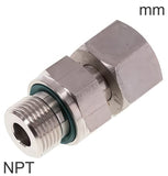 Imagen destacada de la colección - Cutting Ring Fittings Steel / Stainless Steel NPT-Threads Male Adjustable