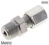 Imagen destacada de la colección - Cutting Ring Fittings Steel / Stainless Steel Metric-Threads Male