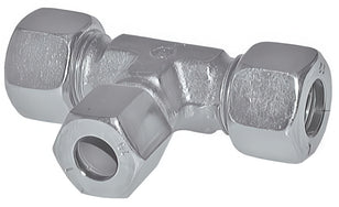 Cutting Ring Tee Fittings Steel / Stainless Steel Reducing
