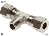 Imagen destacada de la colección - Cutting Ring Tee Fittings Brass R-Threads Male
