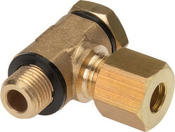 Elbow Swivel Joints Compression Fitting With Male Threads