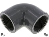 Imagen destacada de la colección - PVC Elbow Fittings 90deg With Female Threads PN16