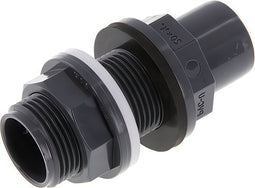 PVC Fittings Bulkhead With Female And Male Sockets PN10