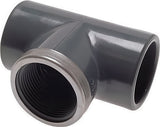 Imagen destacada de la colección - PVC Tee Fittings With Female Socket And Female Threads PN16