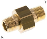 Imagen destacada de la colección - Double Nipples Brass / Cast Iron / Stainless Steel R-Threads Separable With Conical Seal PN25