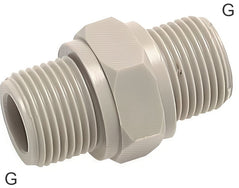 Double Nipples Plastic G-Threads PN10