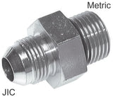 Imagen destacada de la colección - Double Nipples Steel / Stainless Steel JIC/Metric-Threads PN310