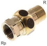Imagen destacada de la colección - Threaded Extensions Brass / Cast Iron / Stainless Steel R/Rp-Threads With Flat Seal PN25