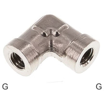 Angled Fittings 90deg Brass / Stainless Steel G-Threads Female PN150