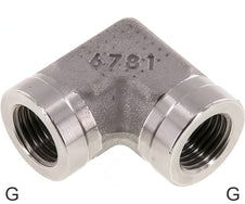 Angled Fittings 90deg Steel / Stainless Steel G-Threads Female PN350