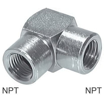 Angled Fittings 90deg Steel / Stainless Steel NPT-Threads Female PN345