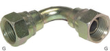 Imagen destacada de la colección - Angled Fittings 90deg Steel / Stainless Steel G-Threads Female With 60deg Hose Cone PN575