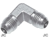 Imagen destacada de la colección - Angled Fittings 90deg Steel / Stainless Steel JIC-Threads Male PN450