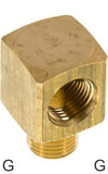 Imagen destacada de la colección - Angled Fittings 90deg Brass / Aluminum / Stainless Steel G-Threads Male/Female PN16