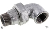 Imagen destacada de la colección - Angled Fittings 90deg Cast Iron / Stainless Steel R/Rp-Threads Male/Female With Flat Seal PN25