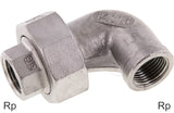 Imagen destacada de la colección - Angled Fittings 90deg Cast Iron / Stainless Steel Rp-Threads Female With Conical Seal PN25