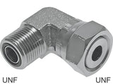 Imagen destacada de la colección - ORFS Angled Fittings 90deg UNF-Threads Male/Female PN630