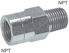 Threaded Extensions Steel / Stainless Steel NPT-Threads PN345