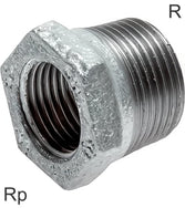 Reducing Nipple Fittings Casr Iron / Stainless Steel R/Rp-Threads PN25