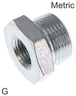 Reducing Nipple Fittings Steel G/Metric-Threads PN315