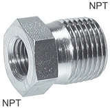 Imagen destacada de la colección - Reducing Nipple Fittings Steel / Stainless Steel NPT-Threads PN275