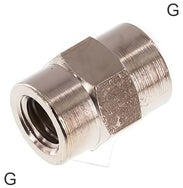 Socket Fittings Brass / Aluminum / Stainless Steel G-Threads With Hex PN40