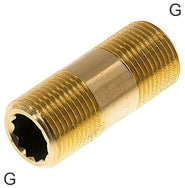 Threaded Pipe Fittings Brass / Steel / Stainless Steel G-Threads EN 10241/DIN 2982 PN50