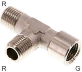 Imagen destacada de la colección - Tee Fittings Brass G/R-Threads Male/Female L-Shape PN16
