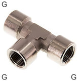 Imagen destacada de la colección - Tee Fittings Brass / Stainless Steel G-Threads Female PN150