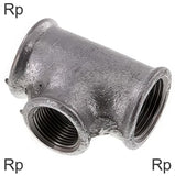 Imagen destacada de la colección - Brass / Cast iron / Stainless Steel Reducing Tee Fittings - Female Rp-Threads PN25