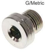 Closing Plugs Steel / Stainless Steel G/Metric-Threads With Elastomer Seal PN400