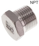 Imagen destacada de la colección - Closing Plugs Stainless Steel NPT-Threads Outer Hex PN16