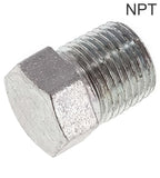 Imagen destacada de la colección - Closing Plugs Steel / Stainless Steel NPT-Threads Outer Hex PN345