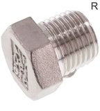 Imagen destacada de la colección - Closing Plugs Plastic / Stainless Steel R-Threads Outer Hex PN16