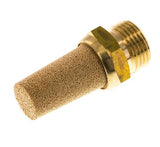 Imagen destacada de la colección - Sintered Bronze Pneumatic Mufflers With Brass Connection