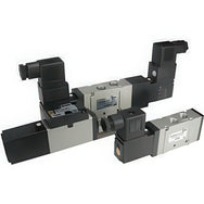 SMC 5/3-Way In-Line Pneumatic Solenoid Valves VFS2000