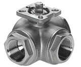 Imagen destacada de la colección - 3-Way Stainless Ball Valves With ISO-Top