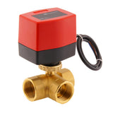 Imagen destacada de la colección - 3-Way Brass Electric Ball Valves