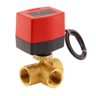 3-Way Brass Electric Ball Valves
