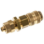 DN 5 Air Coupling Sockets With Union Nut And Bulkhead