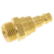 DN 7.2 Euro Air Coupling Plugs With Male Threads And Check Valve