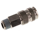 Imagen destacada de la colección - DN 7.2 Euro Air Coupling Sockets With Male Threads Ball Lock