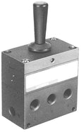 5/3-Way Hand Lever Operated Pneumatic Valves
