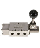 Imagen destacada de la colección - Stainless Steel 5/2-Way Hand Lever Operated Pneumatic Valves